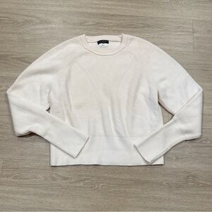 Banana Republic Merino wool Elegant White Sweater XL